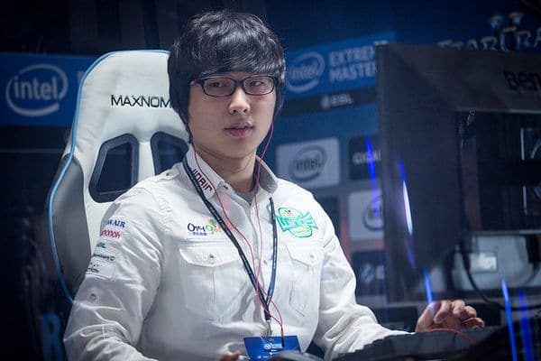 StarCraft 2 competitive player, Maru (the highest earning esports player in the game) competing.