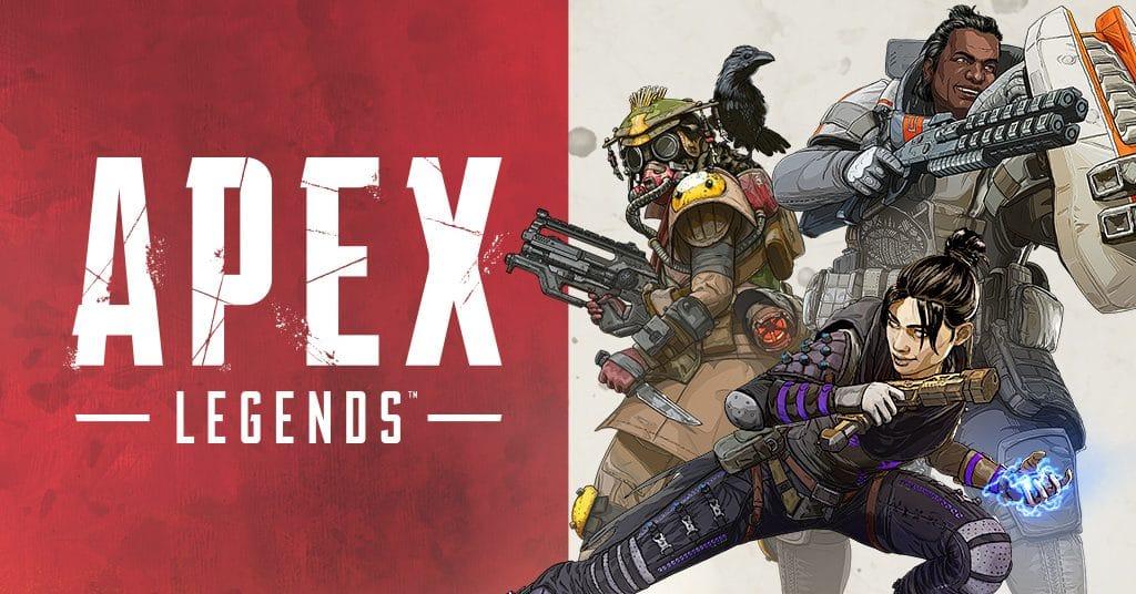 The poster image of Apex Legends a free-to-play battle royale featured in our best free games for PC list.