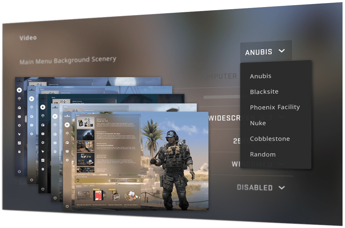 CSGO Update - main menu background