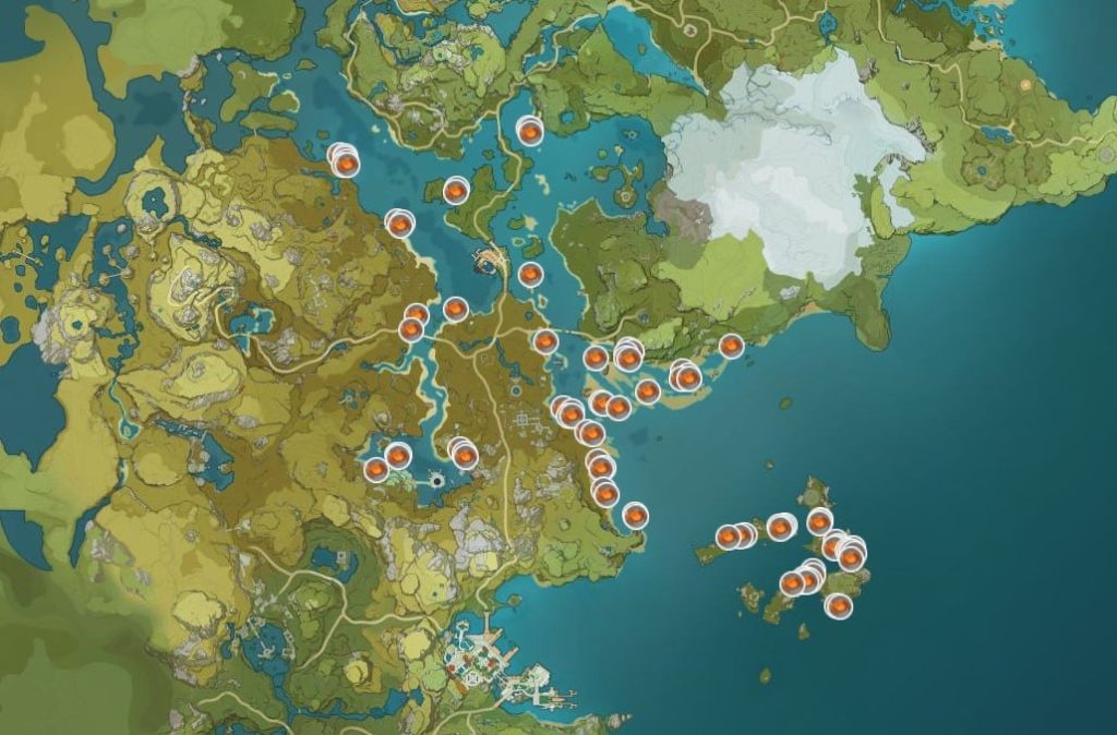 Genshin Impact: How To Get Crab Locations Guide - Gamezo