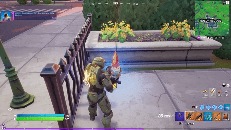 Fortnite Collect Gnomes Week 5