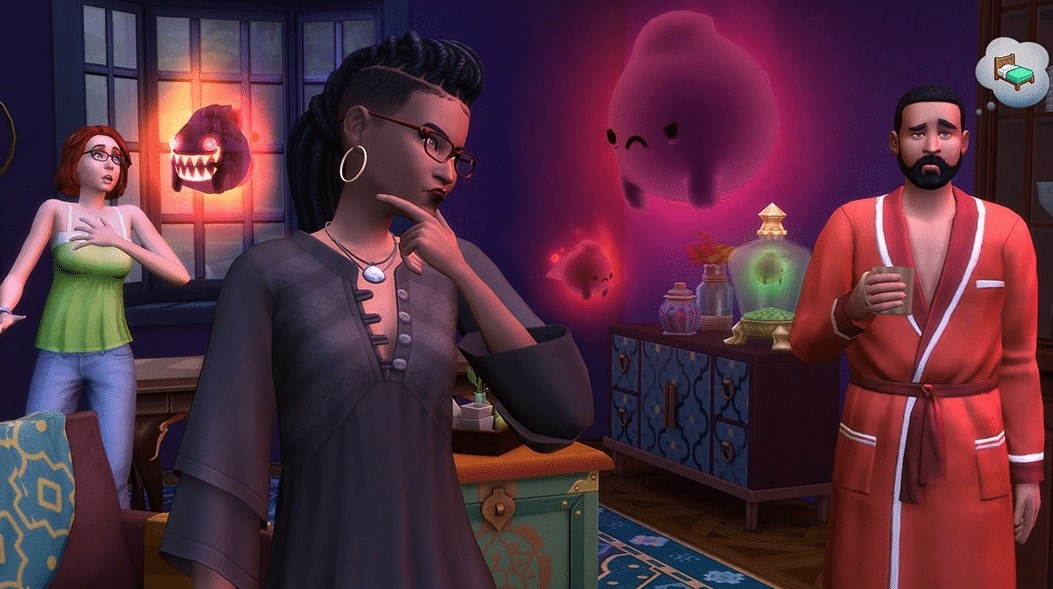 the Sims 4 Paranormal promotional image