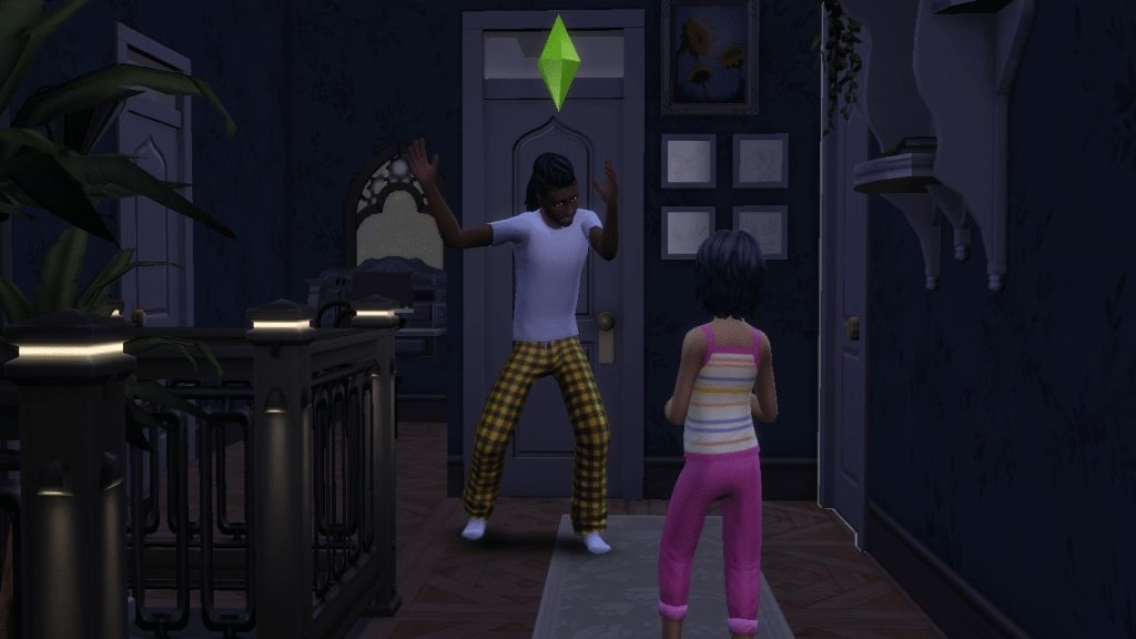 the Sims 4 scared sims
