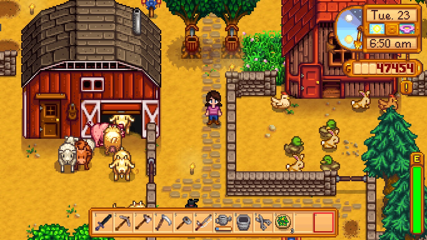 Stardew Valley Barn and Coop