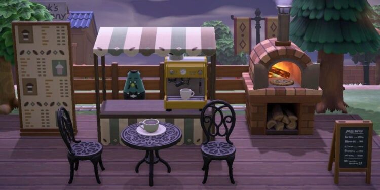 Animal Crossing New Horizons Brewster's outdoor cafe