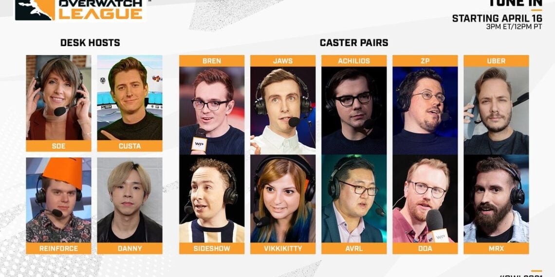 This year's Overwatch League Casters and Analysts include several returning faces