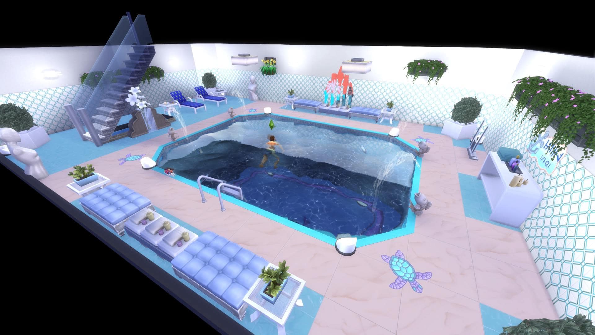 the sims 4 basement pool