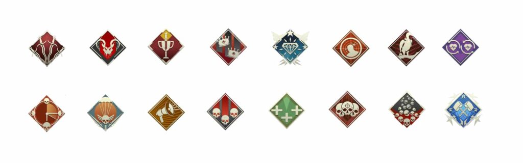 Some of the rarest badges in Apex Legends
