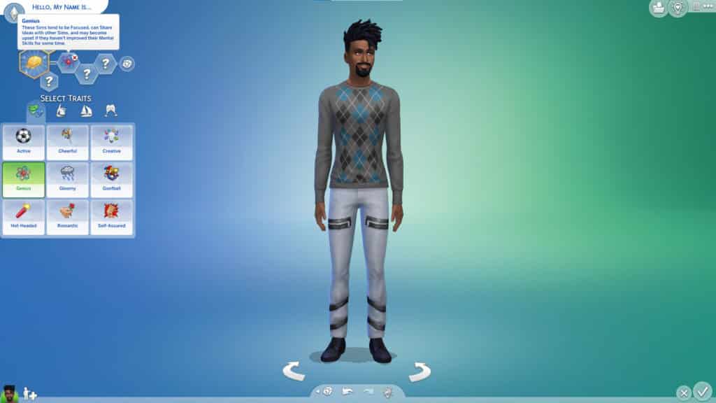 Sims 4 character customization
