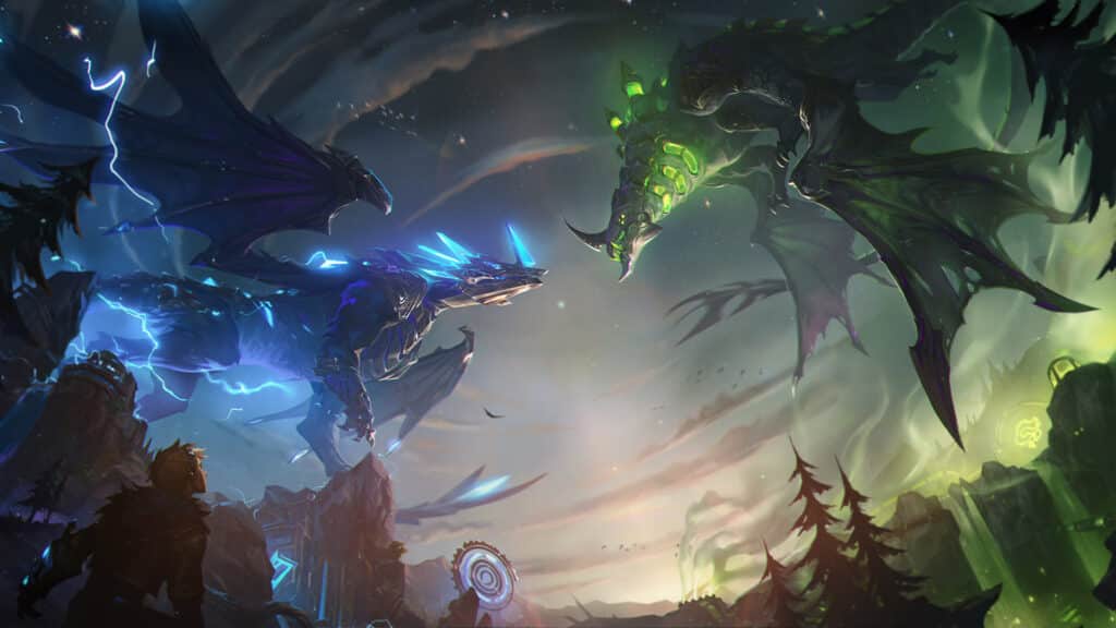 Cover image of the new Hextech and Chemtech drakes in League of Legends