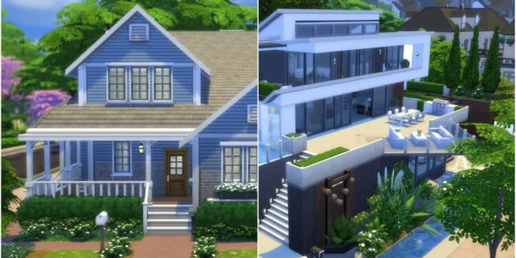 how to build a house in sims 4