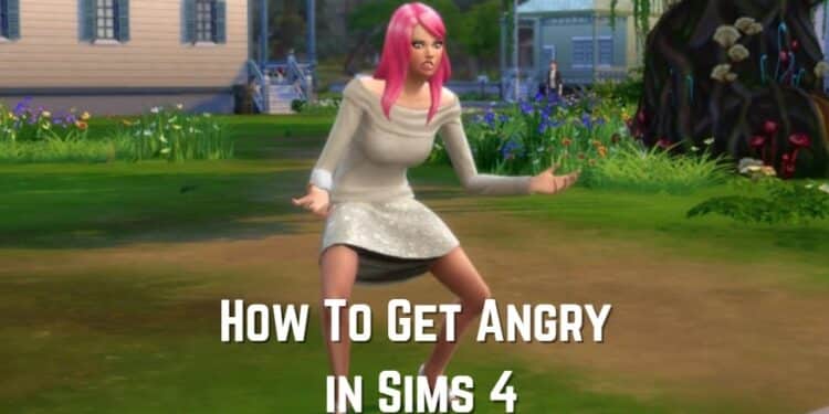 how to get angry in sims 4