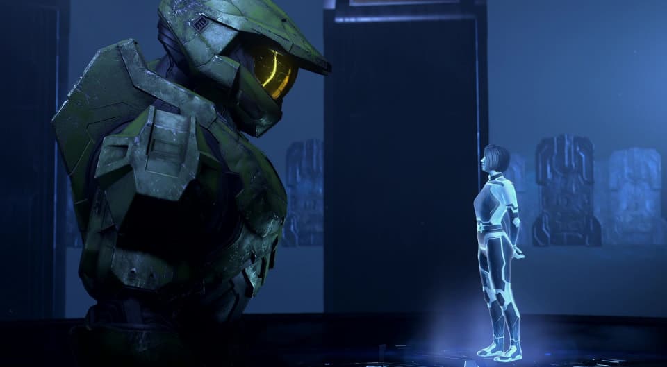 Halo Infinite's Cortana and Master Chief