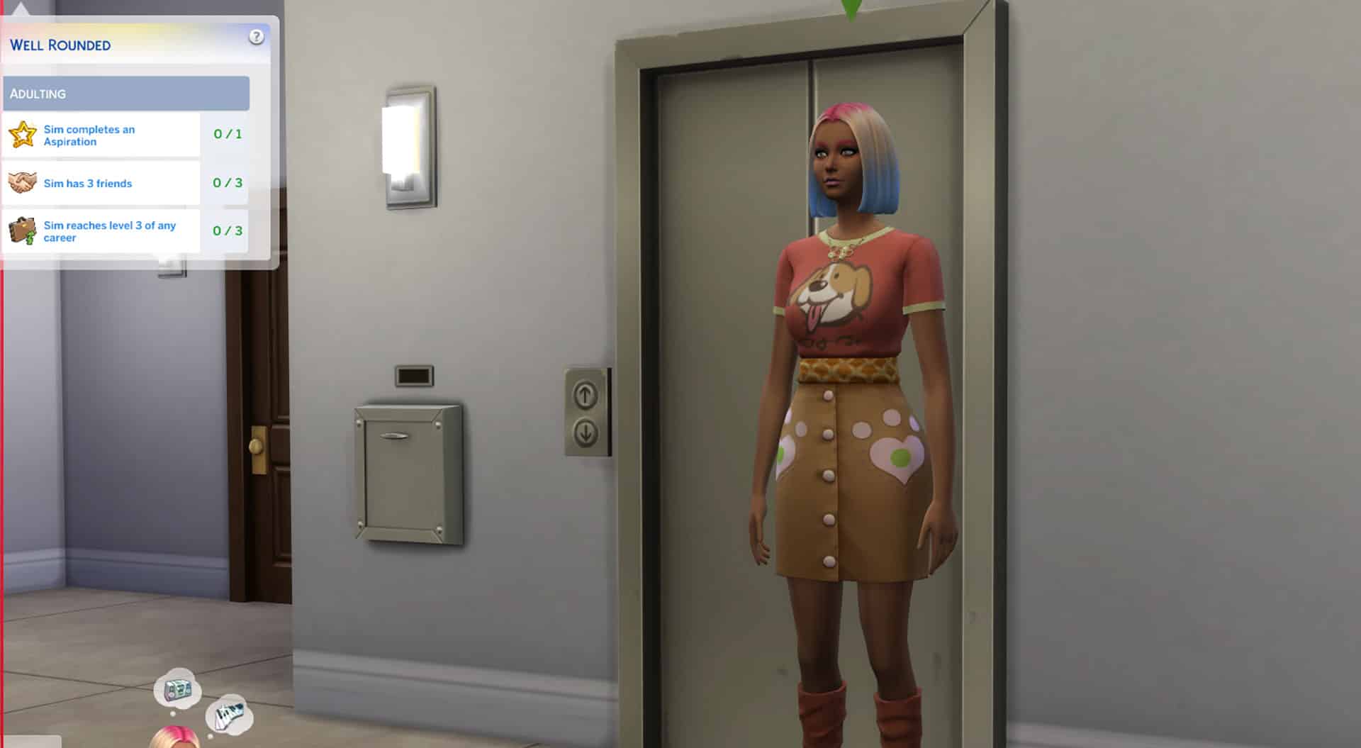 The Sims 4 Well Rounded Scenario Goals