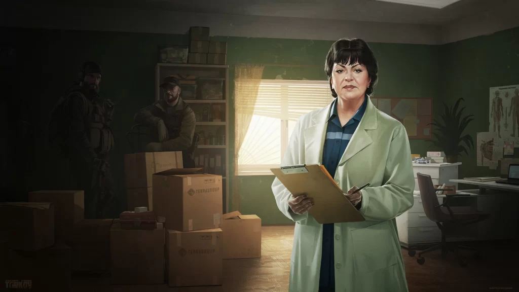 Therapist is one of the traders in Escape from Tarkov