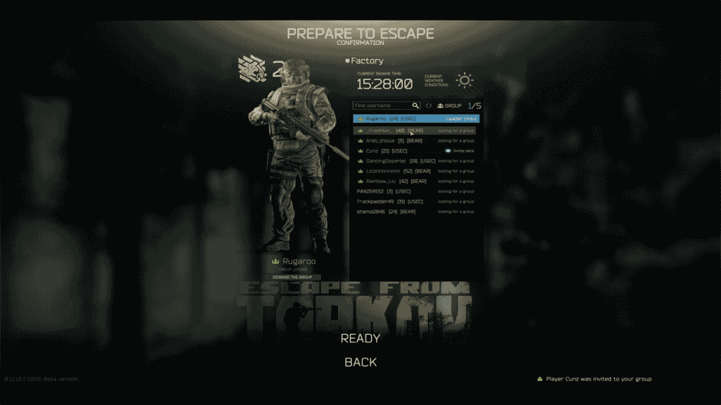You can play Escape from Tarkov with your friends.