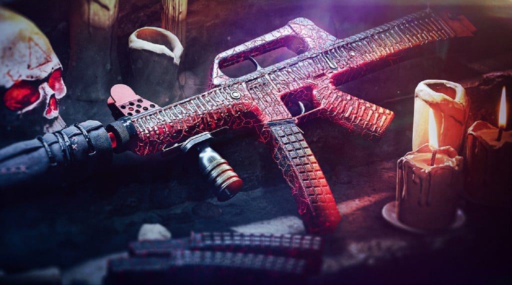 The LAPA SMG with Terrible End skin
