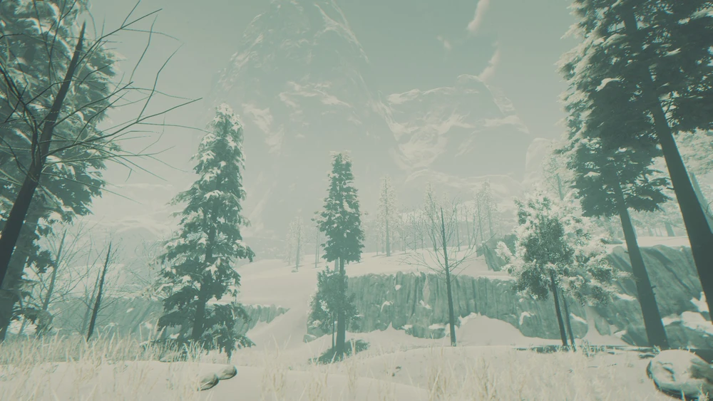 mountain area is one of the best base locations in The Forest