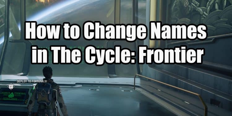 how to change names in the cycle frontier