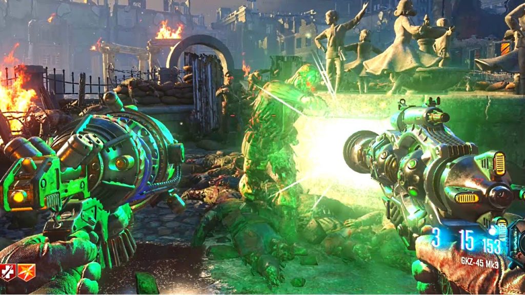 The Pack-a-Punch wonder weapons on Gorod Krovi