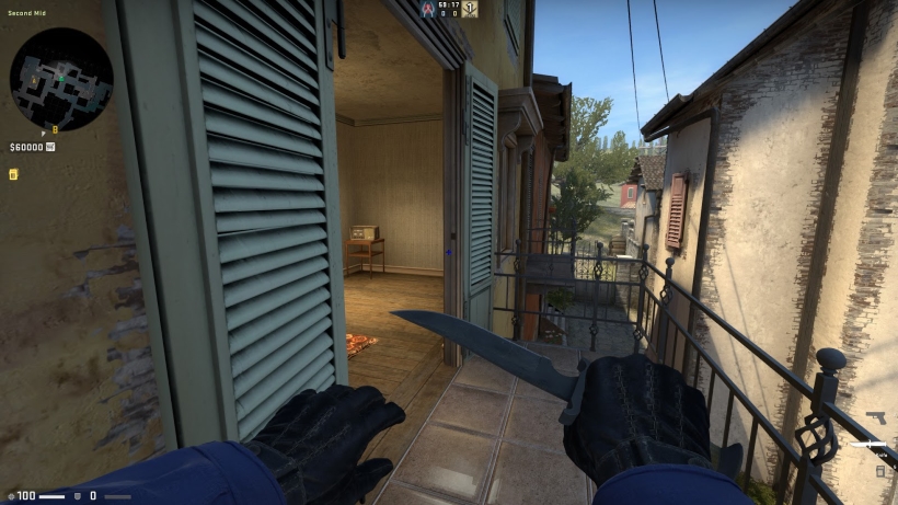 bhop usage example on Inferno map in CSGO