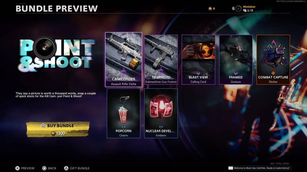 The Point and Shoot Mac-10 Bundle in Warzone and Cold War